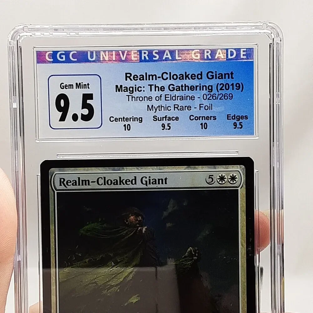 MTG - Throne of Eldraine - Reakm-Cloaked Giant - Foil - Graded - CGC 9.5